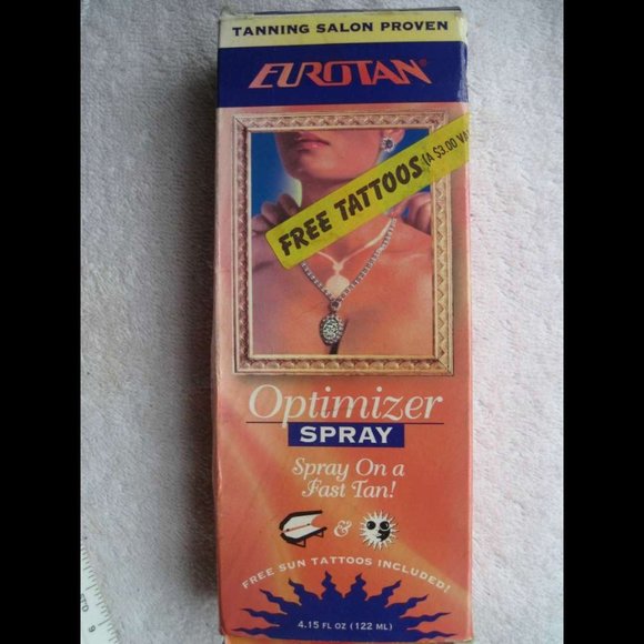 Eurotan Optimizer Spray Tan 4.15Floz Salon Proven Tattoos Natural Dark Fast Easy - Picture 2 of 9